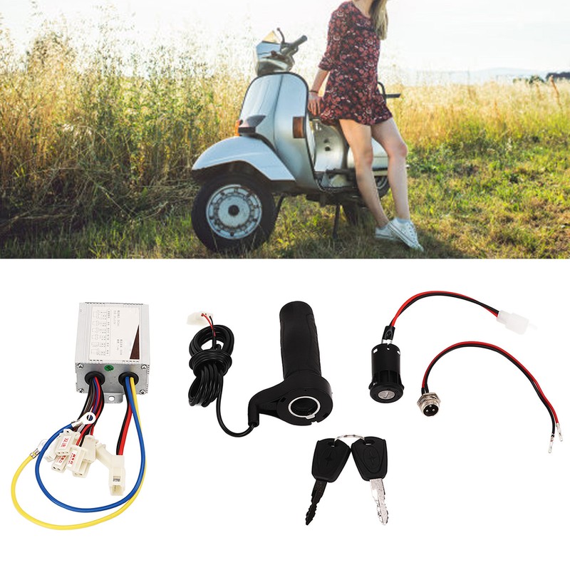 24V 350W Two Speed Controller Electric Door Lock Throttle Handle