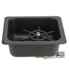 Matte Black Stainless Steel Automatic Cup Rinser Washer Cleaner for