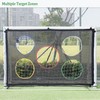 Softclub Football Goal Target Net 3x2m，Football Target Sheet with 5