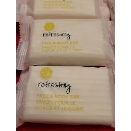 Refreshing Face & Body Bar Lot Of  12 Travel Size 1.25 Oz Savon Pour Le Oil Free