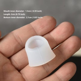 airuich Teapot Spout Protectors，Silicone Teapot Tea Pot Spout Cover Sleeve drip-proof and leak-proof teapot spout Protector 3pcs White