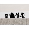 Mouse Couple Home Wall Art Sticker Vinyl Decal Stickers for
