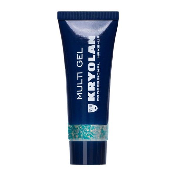 Kryolan Professional Make-up Multi Gel Glitter Coarse Sea Blue