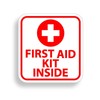 1st First Aid Kit Inside Stickers Decal Self Adhesive Vinyl