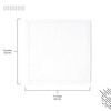 Encasa XO Cloth Napkins Set of 12 | Pure Cotton
