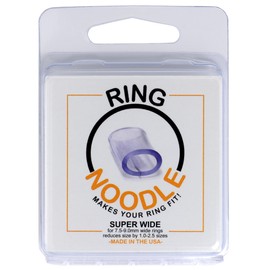 RING NOODLE: Ring Size Reducer | Ring Guard | Ring Size Adjuster. Size: Super Wide, for rings 7.5-9.0 mm wide.