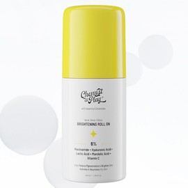 Chemist at Play Brightening & Whitening Roll On Serum For Neck, Knee & Elbow With 6% Vitamin C+ Hyaluronic Acid + AHAs + Niacinamide + Ceramides