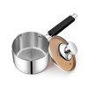 P&P CHEF 1 Qt Sauce Pan with Lid, Small Stainless