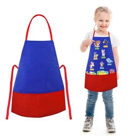 Felt Aprons for Toddlers & Kids - 3 Pocket Educational Storytelling Apron for Preschool, Autism, Classroom, and Homeschooling - Durable, Washable, and Interactive Learning Tool