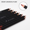 Matte Lip Liner Set, 12pcs/set Long Lasting Lip Liner Pencil,