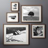 18x24 Poster Frame, USA-Sourced Natural Walnut Wood Picture Collage Frame