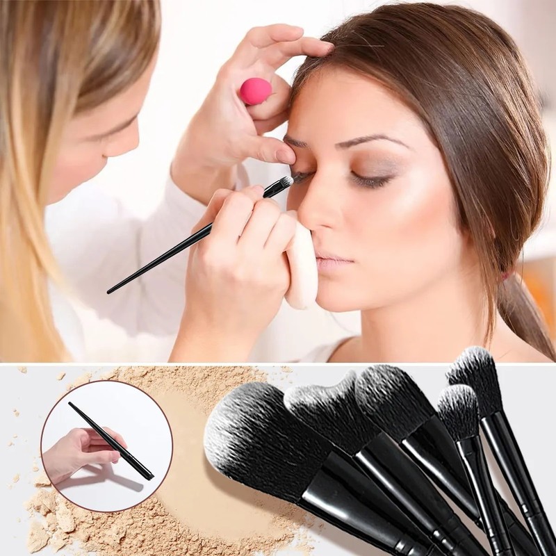 Brochas De Maquillaje Kit 30 Pcs Para Maquillaje Profesional