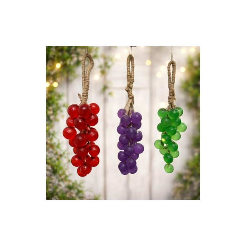 3 pz jabon en forma de racimo de uvas artesanal