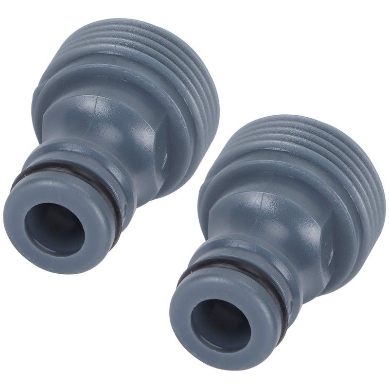 2Pcs Quick Connector Nipple G3/4 Male Thread Hose Pipe Adapter