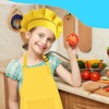 TOPWAYS Kids Apron and Chef Hat Set, kids Aprons for