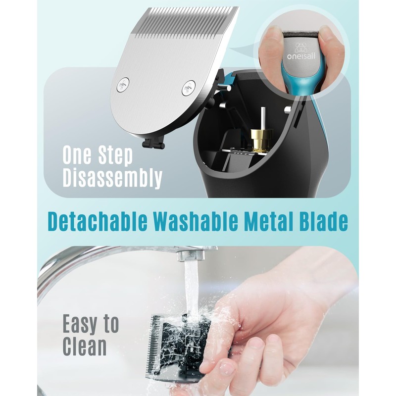 oneisall Replacement Blades for Dog Clippers Compatible with DTJ001 Only