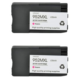 NineLeaf Remanufactured Ink Cartridge Compatible for HP 952XL 952 XL High Yield use in OfficeJet Pro 8710 8720 7740 8740 8715 8725 8730 8702 8216 8218 8716 8728 Printer (2 Magenta)