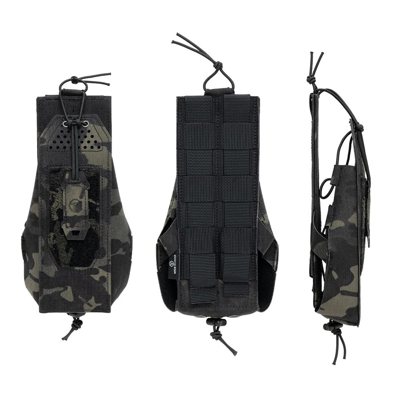 TOPTACPRO Tactical Universal Radio Holster Military Heavy Duty Holder Case