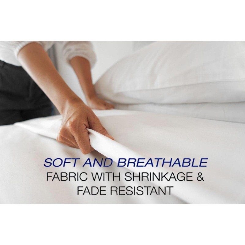 100% Egyptian Cotton Flat Sheet 200 Thread Count Hotel Quality
