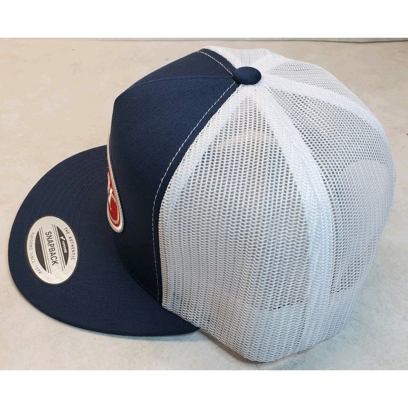 Yupoong Peterbilt Red Patch Yupoong Trucker Hat YP Classic 6006