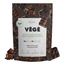 Nova Pharma Complete Plant-Based Protein Blend - Vegan Protein powder – 21g Protein per Serving, Organic Superfoods, Antioxidants, Vitamin C, Enzyme Culture for Optimal Digestion, Nutrient-Packed Greens, 85% Organic Ingredients, Stevia Sweetened (800, Da