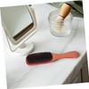 Vaguelly Wooden Comb Set Soft Bristle Brush for Gentle Hairdressing
