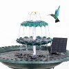 3 Tiered Bird Bath with 3.5W Solar Pump Solar Fountain