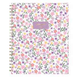 Blue Sky 15 Month 2026 Weekly and Monthly Planner Calendar, October 2025 - December 2026, 8.5" x 11", Laminated Cover, Durable Twin Wire Binding, Laminated Tabs, Storage Pocket, Includes Stickers, Darby