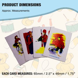 D.A.Y. Republic Pack of 3 Decks of Classic Traditional Kids Card Games, Old Maid, Donkey and Snap, Ideal Travel and Family Games (3 Classic Kids Card Games)