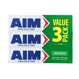 Aim Toothpaste Freshmint 90g X 3