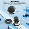 DaFuRui WXD3-13-2W Rotary Potentiometer,4PCS 10K Ohm Variable Speed Drive Potentiometer