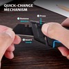 Lichamp Utility Knife 4 Pack, Quick-Change Razor Box Cutter 2-in-1