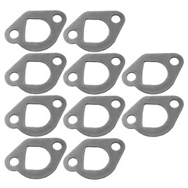 Be In Your Mind Pack of 10 Silencer Exhaust Gasket Engine Exhaust Gasket Compatible with Honda GX160 5.5HP GX200 168 170F 6.5HP GX110 GX120 Grey