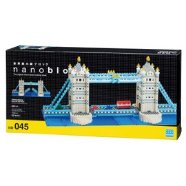 nanoblock - Tower Bridge Deluxe Edition World Famous, Advanced Hobby Series Building Kit