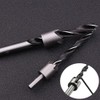 8 PCS Countersink Drill Bit Set, Woodworking Chamfer Counter Sinker