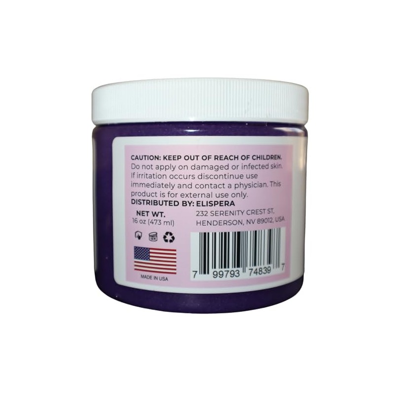 Exfoliante De Miel, Azúcar Y Lavanda Y Orquídea (16 Onzas