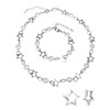 KGDUYC 1 Set Necklaces - Star Earrings, Adjustable Pearl Necklace,