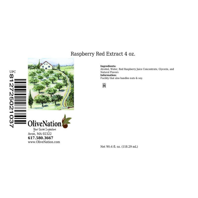 OliveNation Sugar Free Red Raspberry Extract, Premium Quality Flavoring Extract