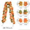 Artificial Maple Leaf Garland for Fall Decorating – Autumn Vine