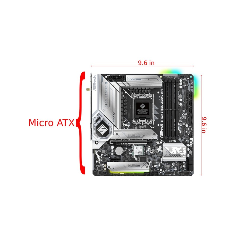 ASRock B760M Steel Legend WiFi Motherboard