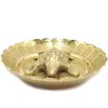 VRINDAVANBAZAAR.COM Pure Brass Vastu Fengshui Tortoise/Turtle with Plate for Goodluck-