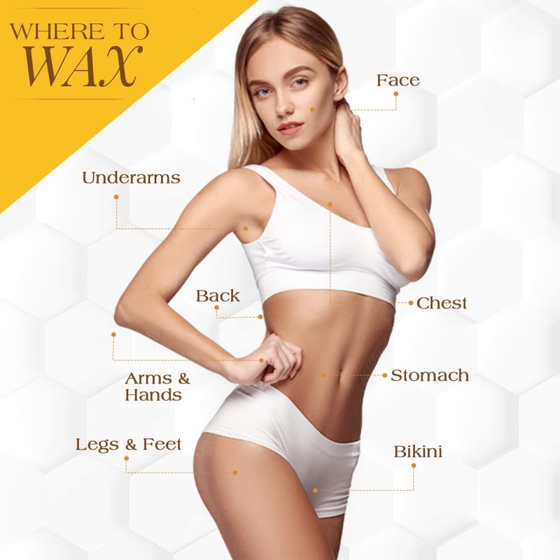 GiGi Honee Wax for Hair Removal, Mini Milk & Honey
