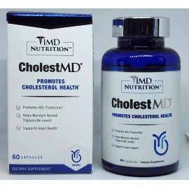 1MD CholestMD Promotes Cholesterol Health New Sealed 60 Capsules Exp. 10/2025
