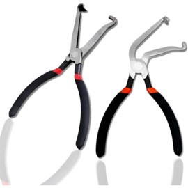 7-in-1 Auto Electrical Disconnect Pliers Kit – Industrial-Strength Fuel Line/MAF Sensor/Ignition Coil Removal Tools (Straight + Angled Head)