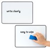 DOEWORKS Magnetic Whiteboard 30 x 21cm, Mini Double Sided White