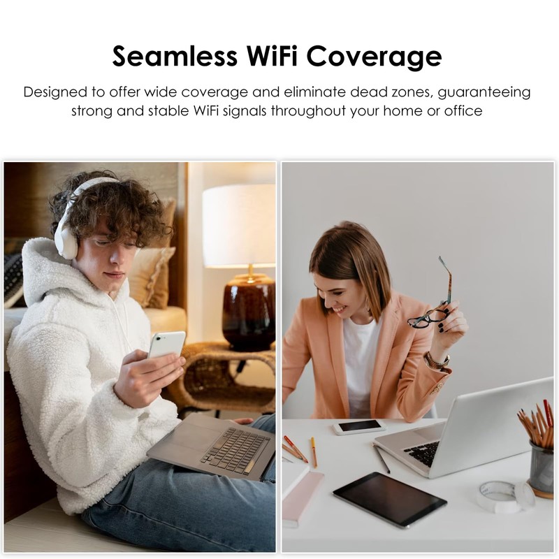 WAVLINK Wireless WiFi Router 1200Mbps - 5GHz+2.4GHz Dual Band WiFi