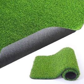 Artificial Grass Turf Lawn Customized Size 3 x 29 Feet, 0.7" Indoor Outdoor Garden Lawn Landscape Synthetic Grass Mat Fake Grass Rug