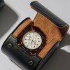 Oirlv B01301 Watch Case, PU Leather, Mini, Portable, Luxury Watch