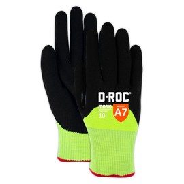 MAGID D-ROC ANSI A7 Hyperon 13-Gauge Sandy Nitrile Coated Work Gloves, 12 Pairs, Size 9/Large, GPD795