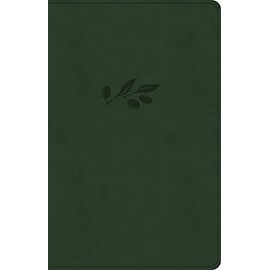 NASB Large Print Personal Size Reference Bible, Olive LeatherTouch